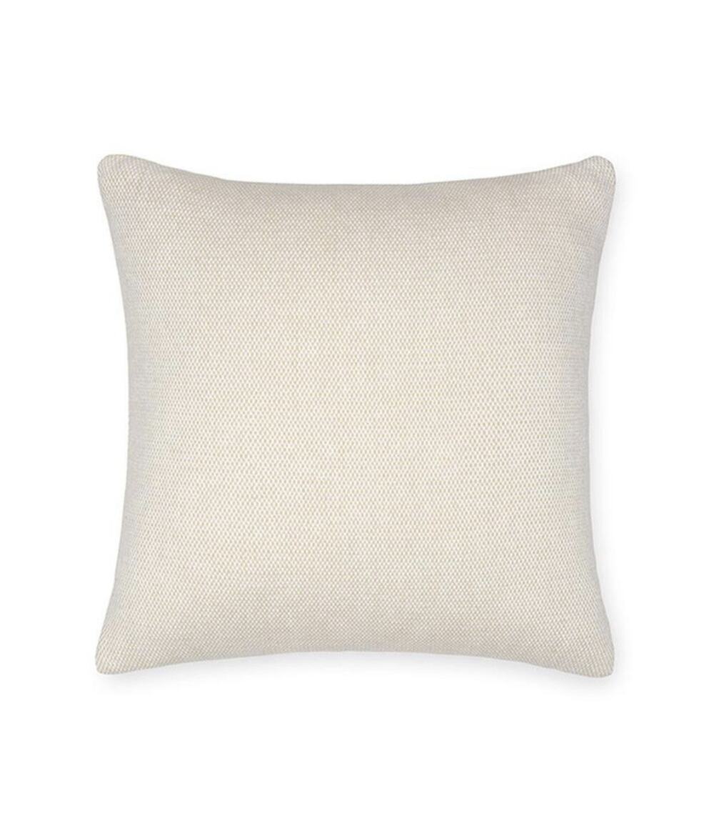 Sferra Fine Linens Terzo Cotton Decorative Pillow 22" x 22" Sand